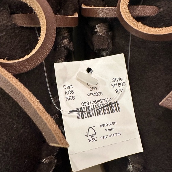 J.Crew Sherpa-lined suede slippers men’s NWT - Picture 12 of 16